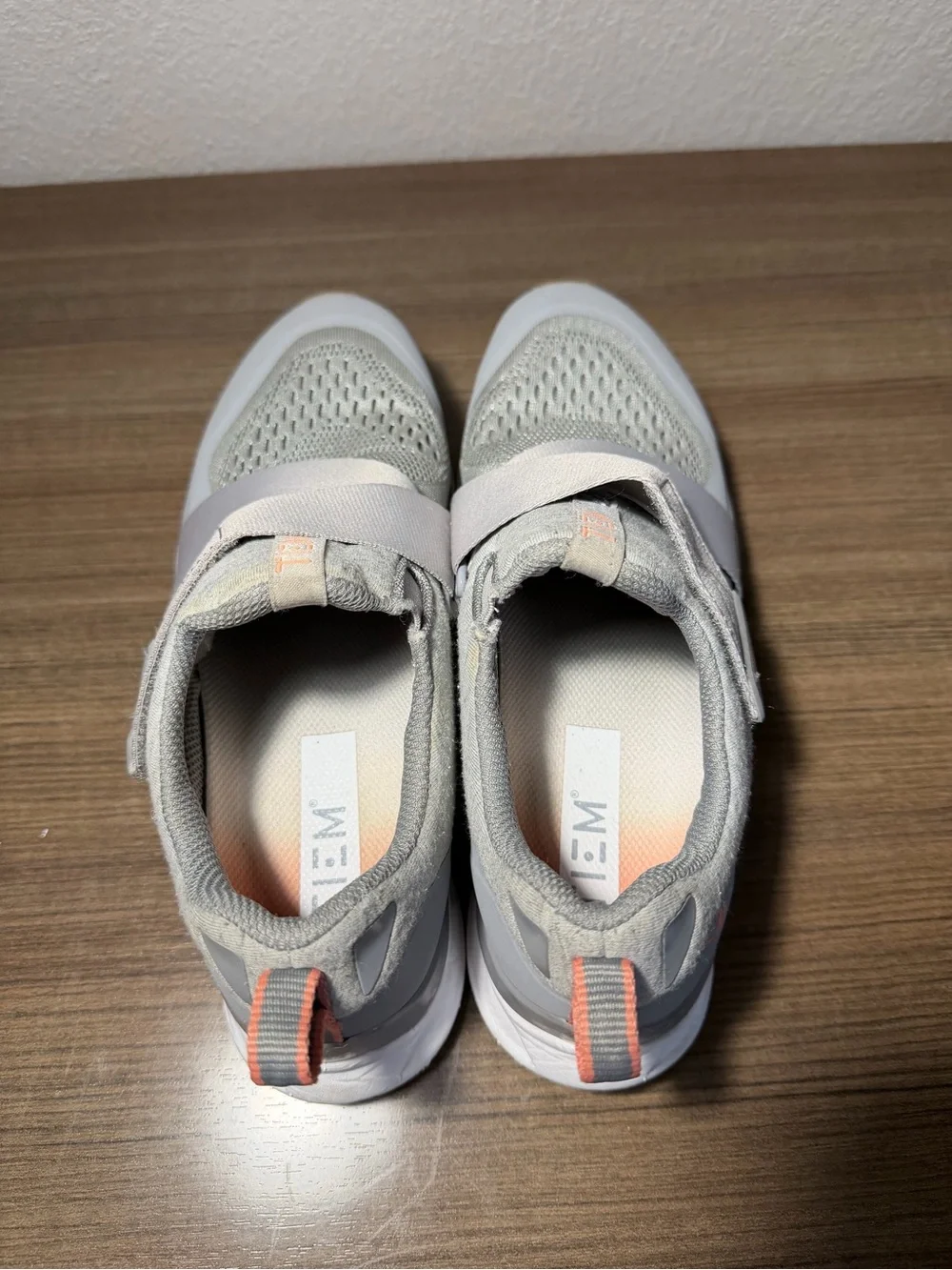 Tiem Slipstream Cycling Shoes Gray Bicycle Spin Indoor size 7